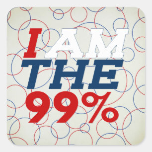 私は99%だ スクエアシール