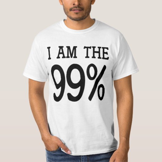 私は99%です Tシャツ (正面)