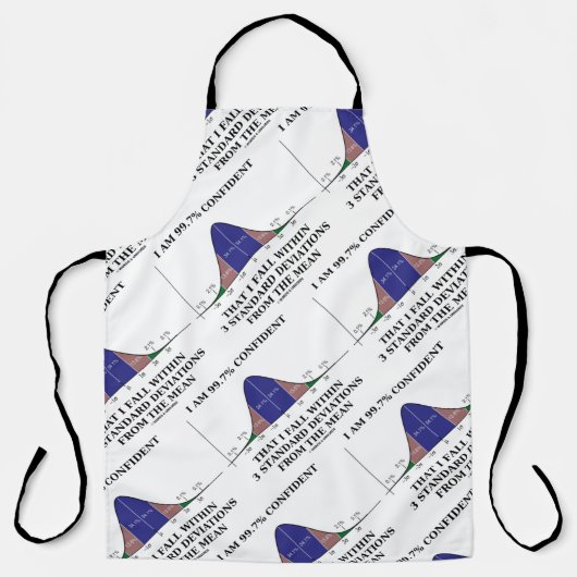 私は99.7%自信のある秋で3つの標準開発の中 エプロン (正面)