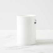 私は、あなたのボールに住んでいた、名前をカスタムするパパ ボーンチャイナマグカップ (正面)