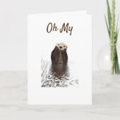 私は"あなた信じ"は"60"の誕生日カードではない カード (正面)