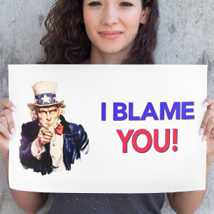 私は-おもしろいな米国市民ポスター責任にします ポスター