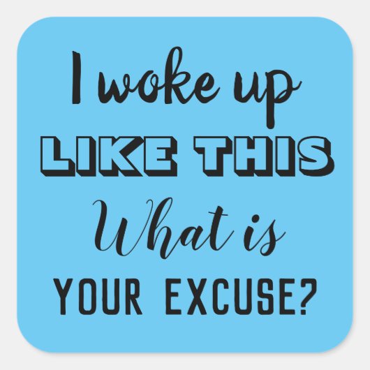 私は、このような目が覚めたあなたの言い訳は、ZFJ スクエアシール (正面)