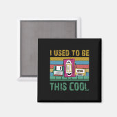 私は、この古い技術90sクールレトロGiだった マグネット (正面/裏面)