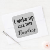 私は、この完璧な、良い見た目で目覚めた、ZFJ スクエアシール (封筒)