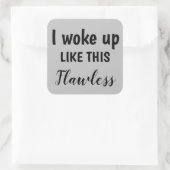 私は、この完璧な、良い見た目で目覚めた、ZFJ スクエアシール (バッグ)