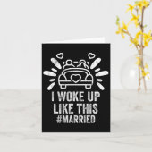 私は、この新しい新婦結婚した新婦のように目を覚ました カード (黄色い花)