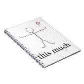 私は、これほど愛している、妻、ガールフレンド、友人 ノートブック (右側)