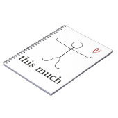 私は、これほど愛している、妻、ガールフレンド、友人 ノートブック (左側)