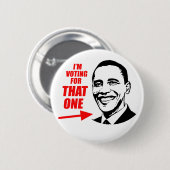 私は"その"のために投票しています 缶バッジ (正面&裏面)