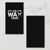 私は、それを待つ-エステティシャン美しい美容師 名刺 (正面/裏面)