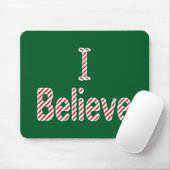 私は~にメリークリスマスサンタを信じます マウスパッド (マウス)
