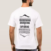 私は・・・のために生まれてきたTシャツ Tシャツ (裏面)