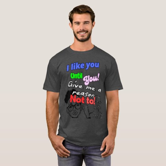 私は~まで君が好きだ | Tシャツ (正面フル)