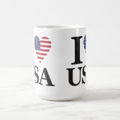 「私は❤️アメリカ」 モーフィングマグカップ (中央)