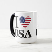 「私は❤️アメリカ」 モーフィングマグカップ (正面左)