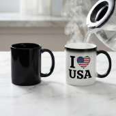 「私は❤️アメリカ」 モーフィングマグカップ