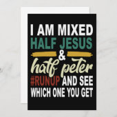 私は、イエスとピーターの半分を混ぜ合わせています セーブザデート (正面/裏面)