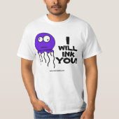 私は!インクをしみ込ませます!! Tシャツ (正面)