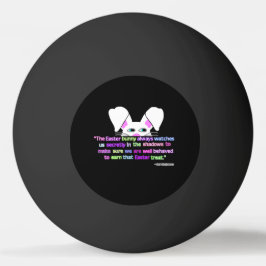 私は、イースターバニーのピンポンボールを見る 卓球ボール