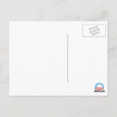 私は-オバマの政治郵便はがきほしいと思います ポストカード (裏面)