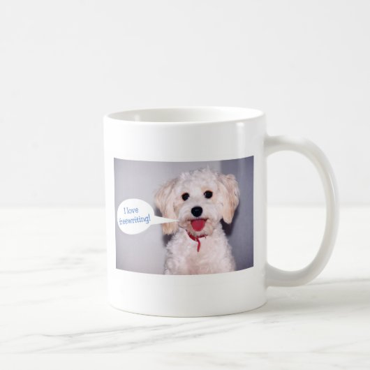 私は-カスタマイズfreewriting愛します コーヒーマグカップ (右)