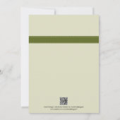 "私は"カップケーキのブライダルシャワーの招待状 招待状 (裏面)