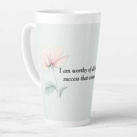 私は… カフェラテマグ (左アングル)