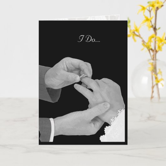 私は…. カード (黄色い花)