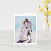 私は カード (黄色い花)