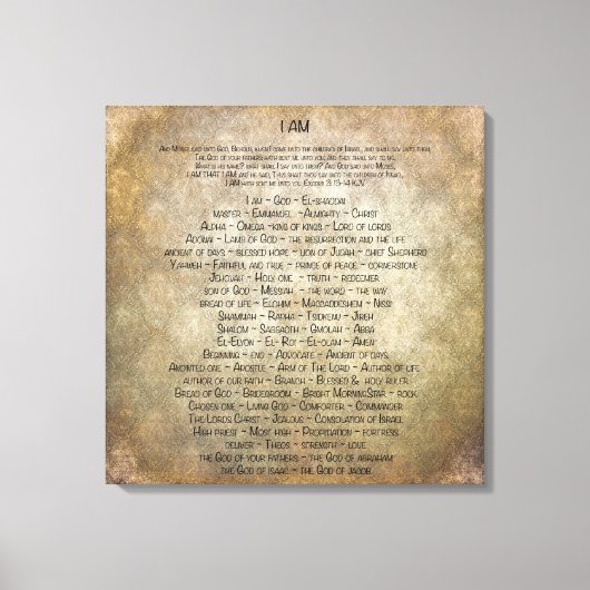 私は キャンバスプリント (正面)