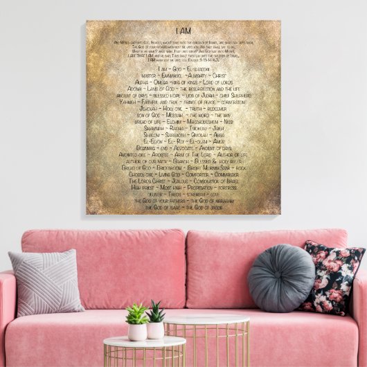 私は キャンバスプリント (インサイチュ (リビング))