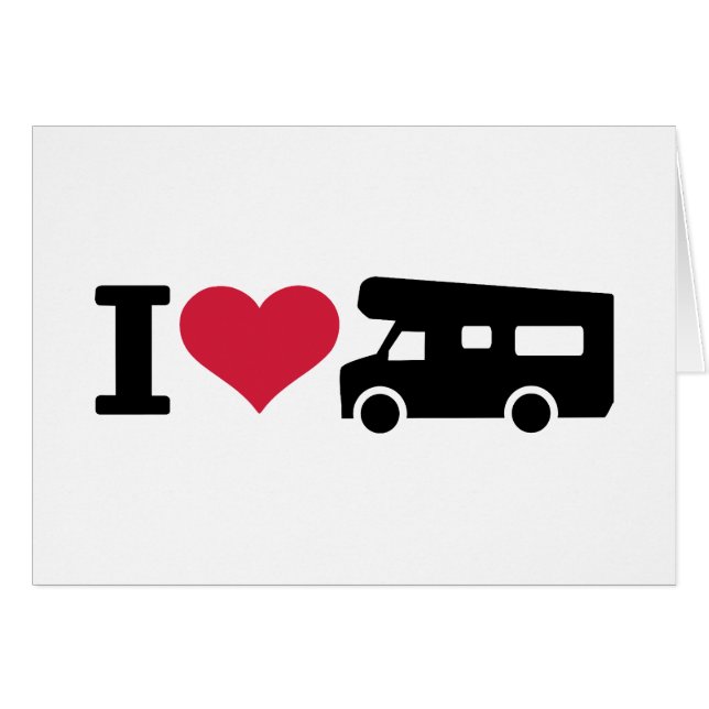 私は-キャンピングカーキャンプすることを愛します (正面横)