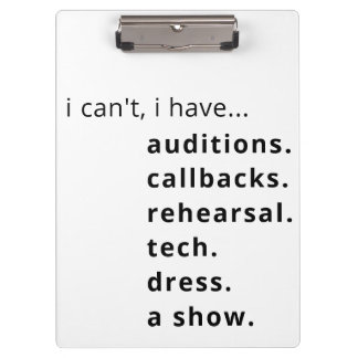 私は…クリップボードを持っている クリップボード