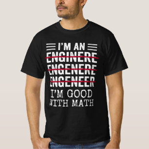 私は、スペルエンジニアのおもしろいギフトです Tシャツ