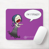 私は!タイプしています!! マウスパッド (マウス)