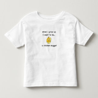 私は…チキン・ナゲットでありたいと思います! トドラーTシャツ