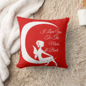 "私は"テーマの枕愛します クッション (ブランケット)