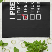 私は…ドラマーを好みます キッチンタオル (折り畳み)