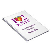 私は-ノートを編むことを愛します ノートブック (右側)