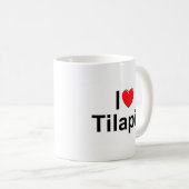 私は(ハートの)イズミダイを愛します コーヒーマグカップ (正面右)