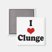 私は{ハート}のクンージが大好き マグネット (正面/裏面)