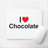 私は(ハート)チョコレートを愛します マウスパッド (マウス)