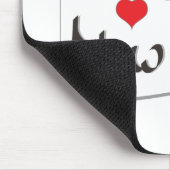 私は(ハート)ニューヨーク，ニューヨークが大好き マウスパッド (コーナー)