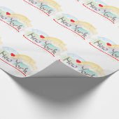 私は(ハート)ニューヨーク、ニューヨークを愛します ラッピングペーパー (角)