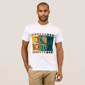 私は(ハート)ボストン – ヴィンテージボストン Tシャツ (正面フル)