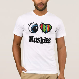 私は(ハート)ムージーを愛する Tシャツ