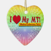 私は(ハート)大好き！メディカルラボテック セラミックオーナメント (右)