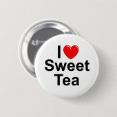 私は(ハート)甘い茶を愛します 缶バッジ (正面&裏面)