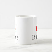 私は(ハート) Bubbieを愛します コーヒーマグカップ (中央)